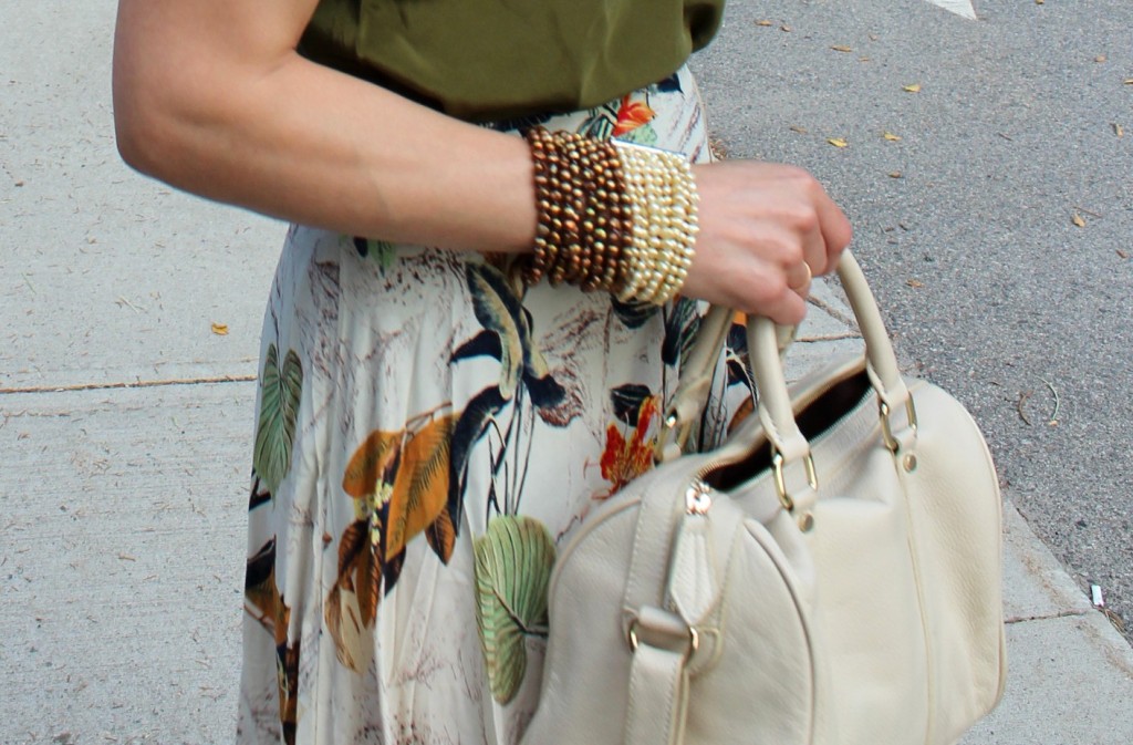 pearls stacked bracelet